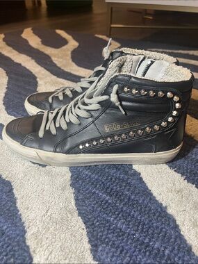 Golden Goose Women's Slide black with studs